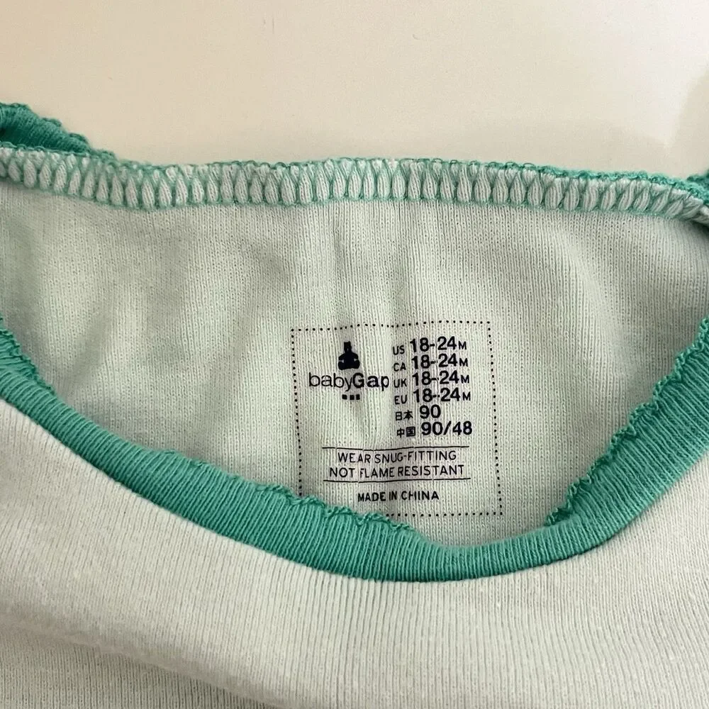 Carter's Gymboree Gap Mermaid Hawaii Pajamas Lot of 7 2-Pc Sets Girls Size 2T